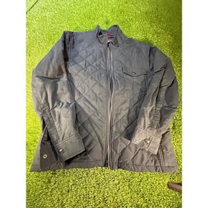 UNTUCKit Quilted City Jacket Navy Blue X-Large